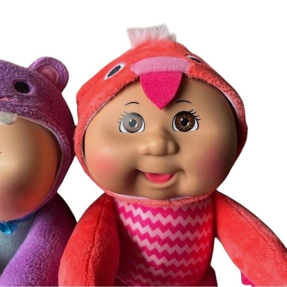 Cabbage Patch Kids FLAMINGO & Archie Collectible Cuties Doll Exotic Friends 9" - Picture 12 of 16